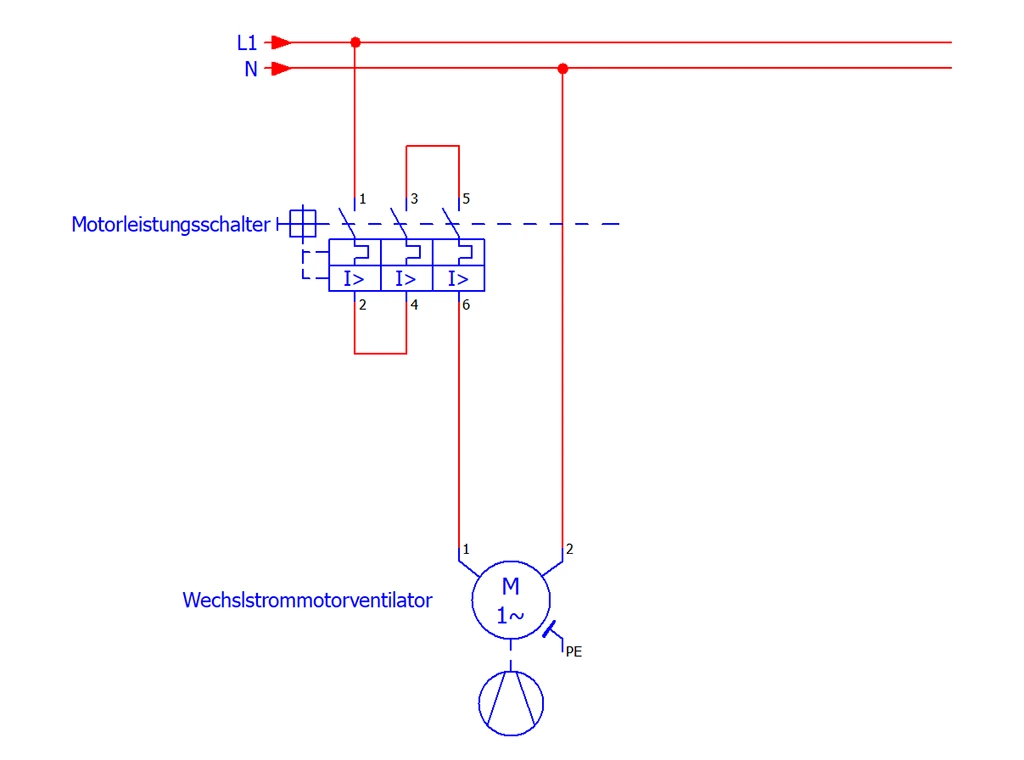 Motorschutz Axialventilator Radialventilator Wechselstrom